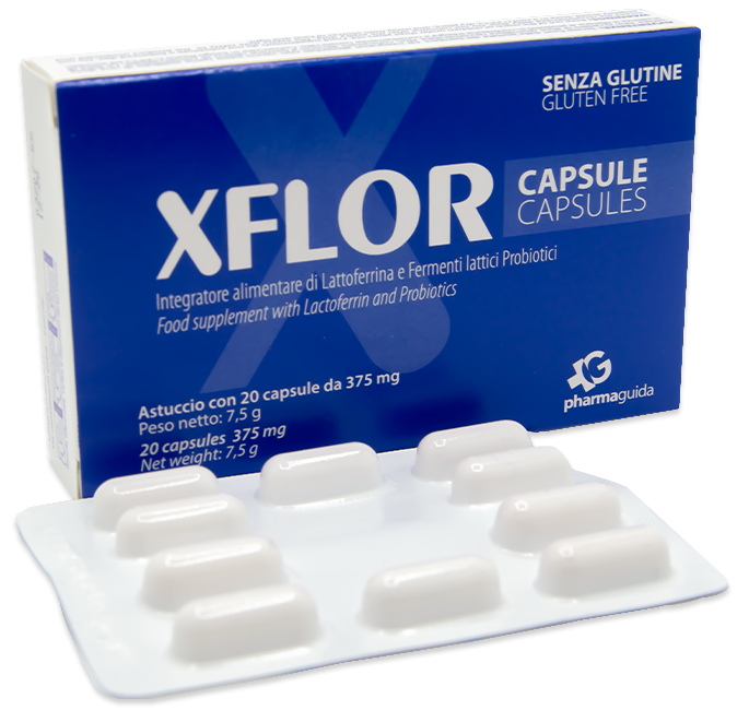 Xflor integratore lattoferrina e fermenti probiotici